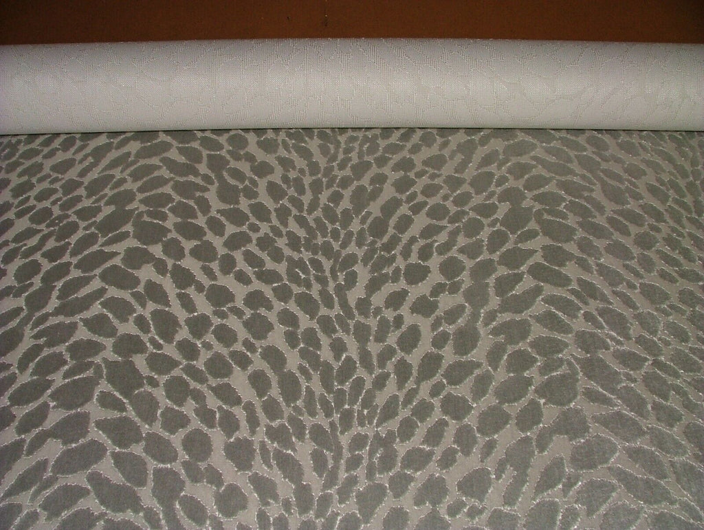 Animal Print Platinum Plush Heavyweight Velvet Fabric Curtain Upholstery Cushion