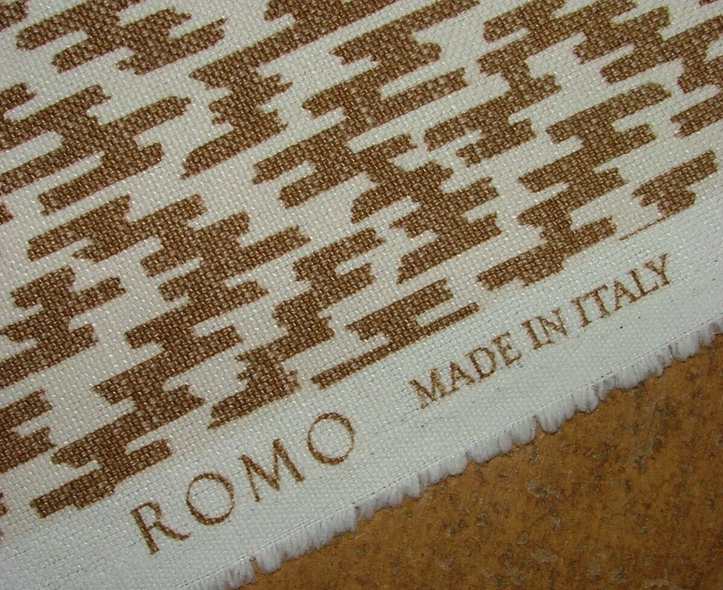 5.8 Metre Romo Printed Linara Isala Fabric Upholstery Cushion Curtain RRP£345.10