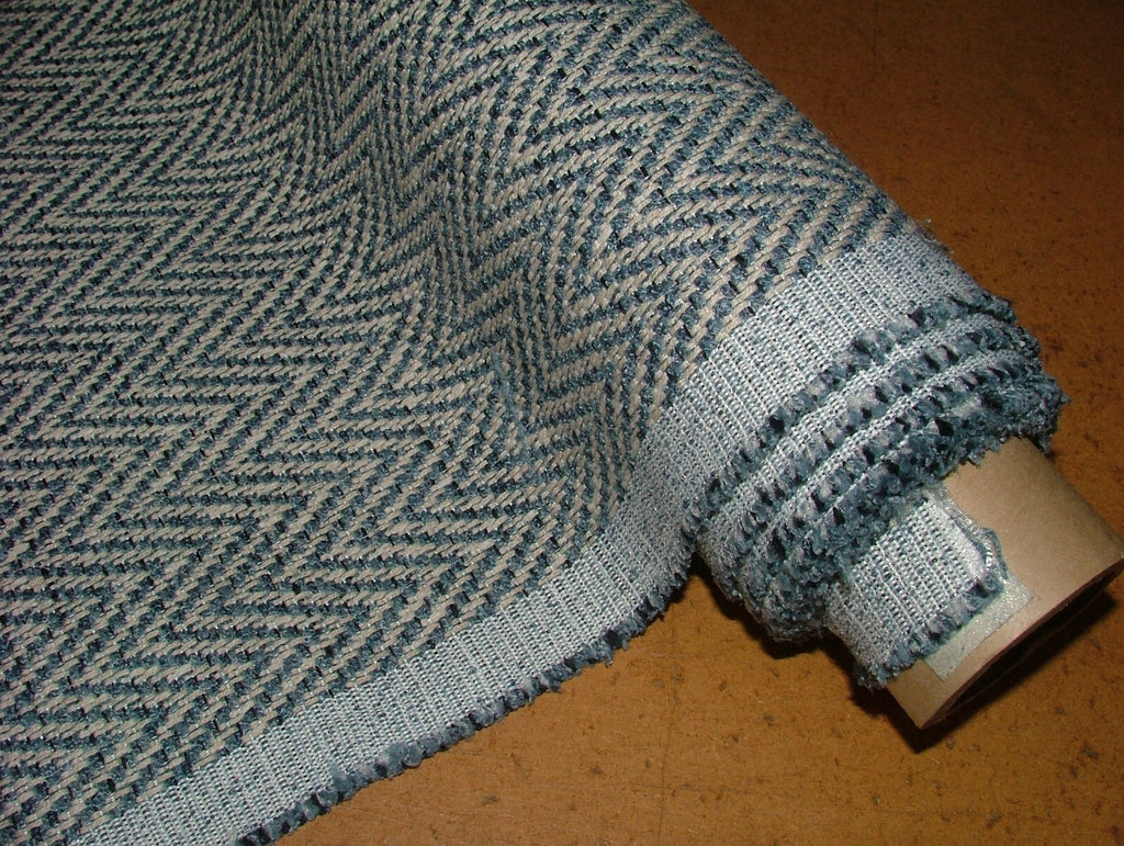 iLiv Woven Jacquard Fabric 4.5 Metre Summit Navy Blue Curtain Upholstery Cushion2