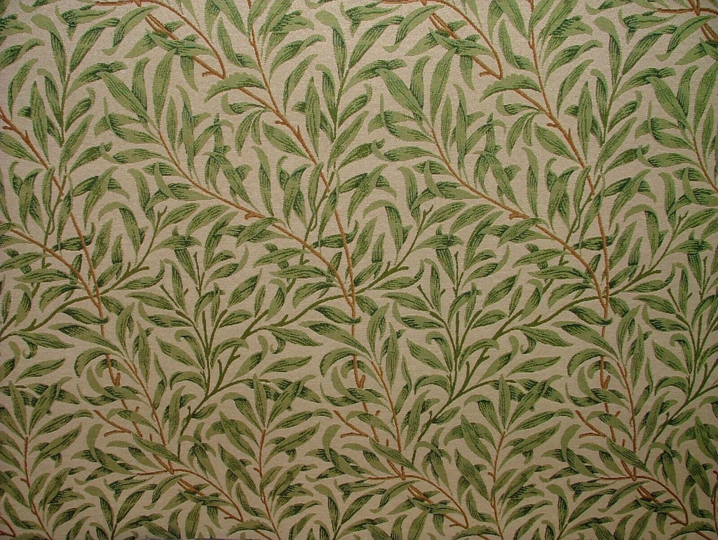 William Morris Willow Bough Green Tapestry Curtain Upholstery Cushion Fabric