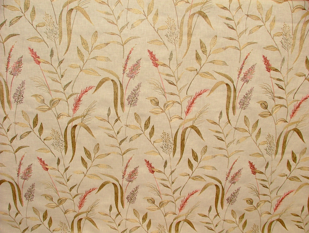 iLiv Embroidered Curtain Fabric 2.4 Metres Betony Rosewood Upholstery Cushion9