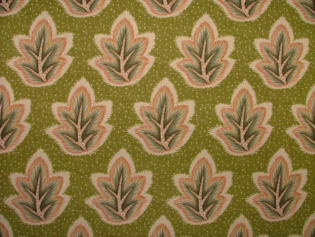 Foliage Fall Leaf 100% Cotton Fabric Curtain Cushion Upholstery Blinds Craft Use