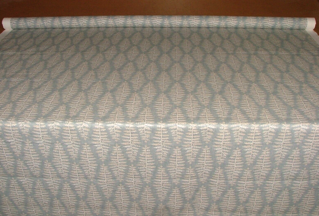 2.7 Metres iLiv Fernia Blue Mist Woven Cotton Fabric Cushion Curtain Upholstery