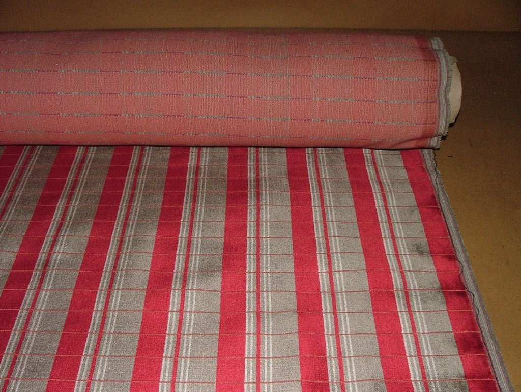 London Underground Upholstery Fabric Southbank Line Ruby RRP £1290.00 - 10 Metre6