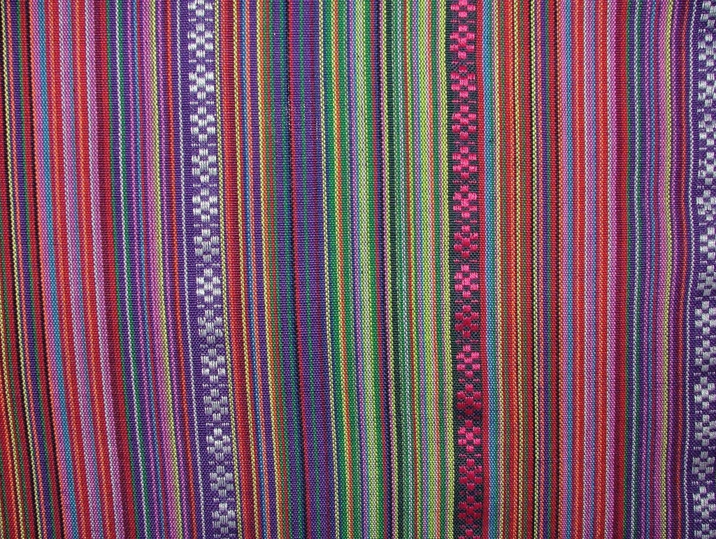 Mexican Tortilla Stripe Woven Jacquard Curtain Upholstery Cushion Blind Fabric