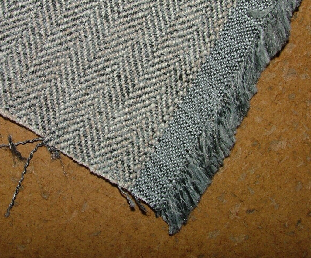 2 Metres iLiv Jacob Stone Herringbone Fabric Upholstery Cushion Curtain