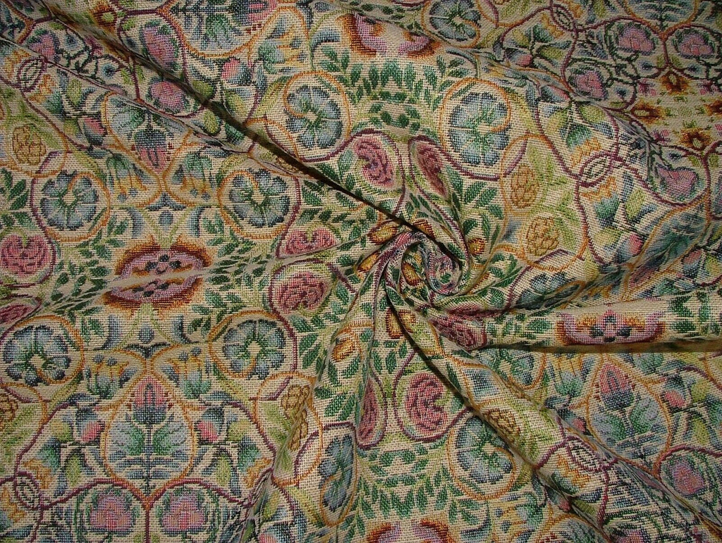 William Morris Rose And Pomegranate Tapestry Curtain Upholstery Cushion Fabric