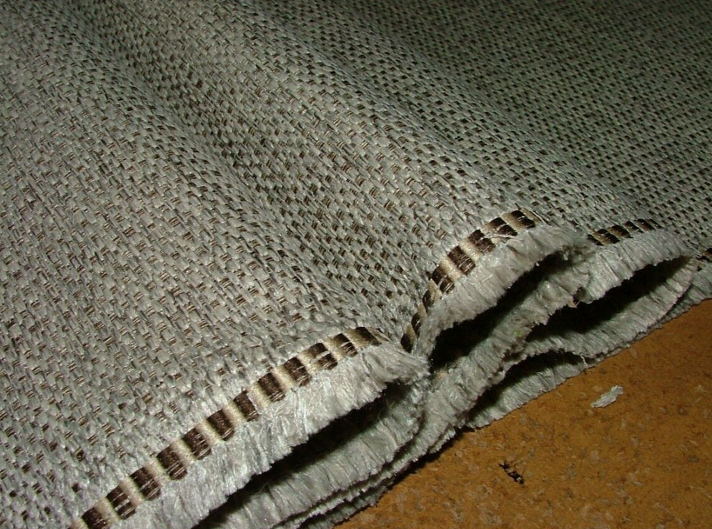 17 Metres Natural Textured Woven Jacquard Curtain Upholstery Cushion Fabric