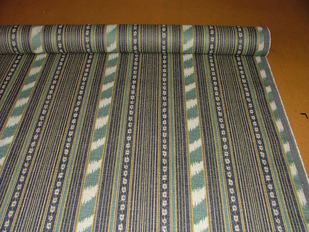 2.9 Metres Lumiere Delft Stripe Woven Curtain Upholstery Cushion Fabric