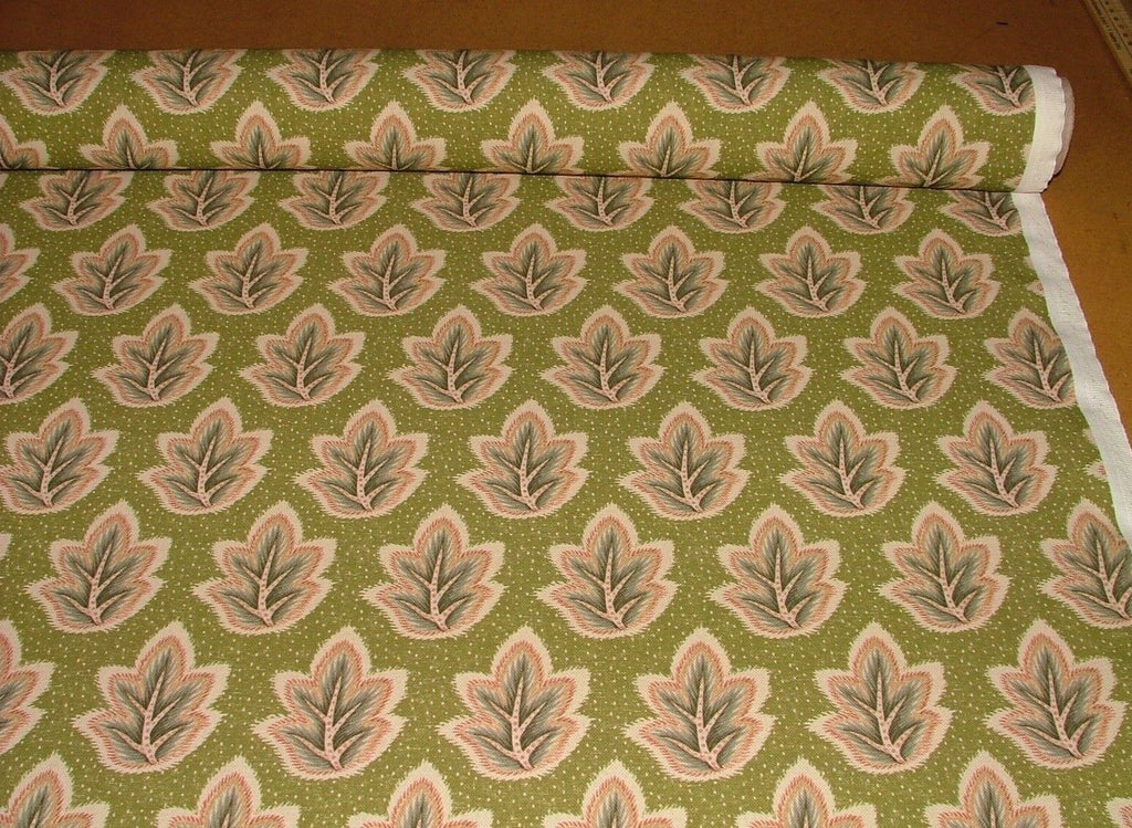 Foliage Fall Leaf 100% Cotton Fabric Curtain Cushion Upholstery Blinds Craft Use