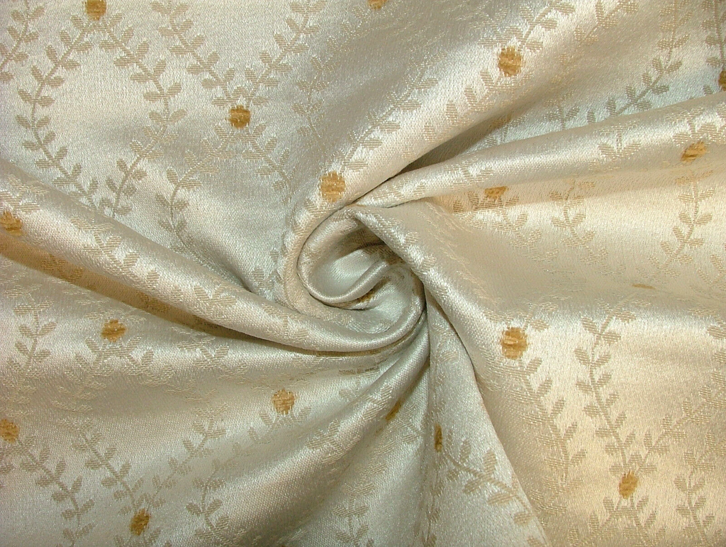 iLiv Woven Jacquard Fabric 3.6 Metres Tallis Ivory Cushion Curtain Upholstery4