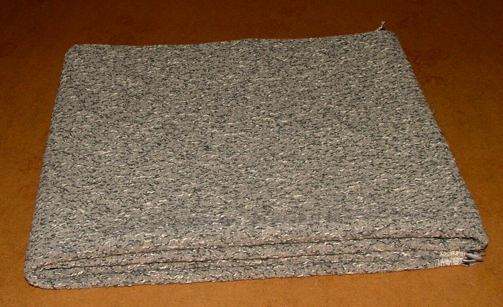 56cm Romo Spiral Soft Grey Chunky Weave Fabric Upholstery Cushion RRP £61.04