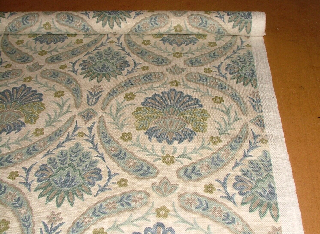 2 Metres iLiv Lucerne Haze Thick Linen Blend Fabric Cushion Curtain Upholstery