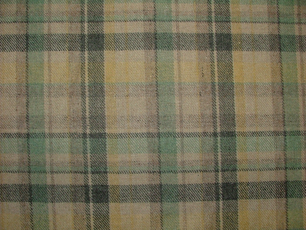 iLiv Wool Tartan Fabric 3.2 Metres Courchevel Glacier Curtain Upholstery Cushion1