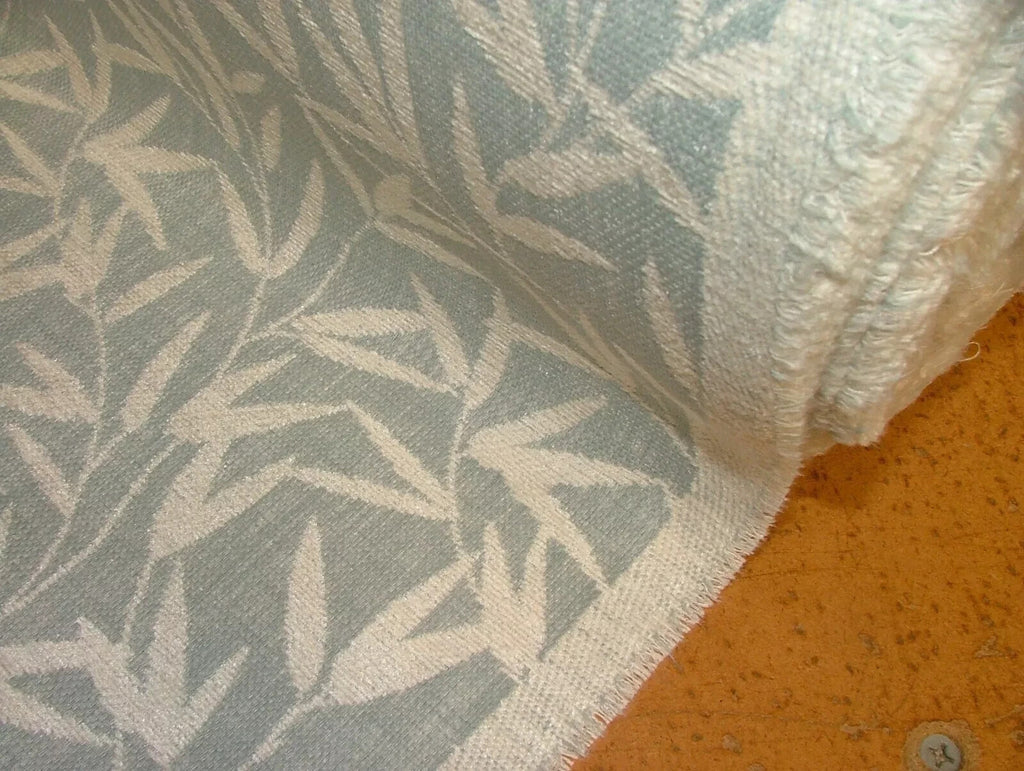 14 Metres Laura Ashley Willow Leaf Chenille Sea Spray Fabric Curtain Upholstery11