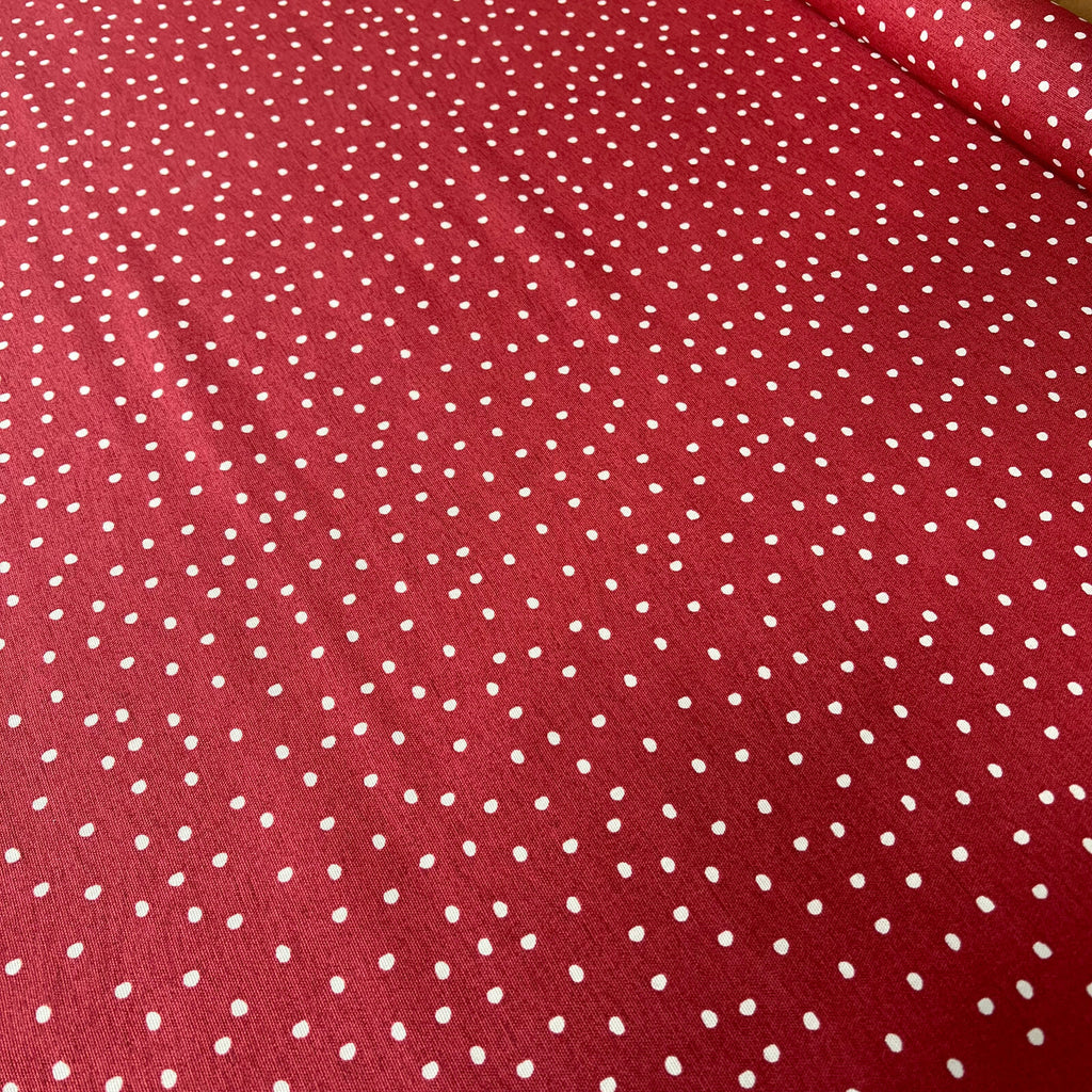 1.8 Metres iLiv Spotty Poppy Woven Cotton Fabric Cushion Curtain Upholstery2