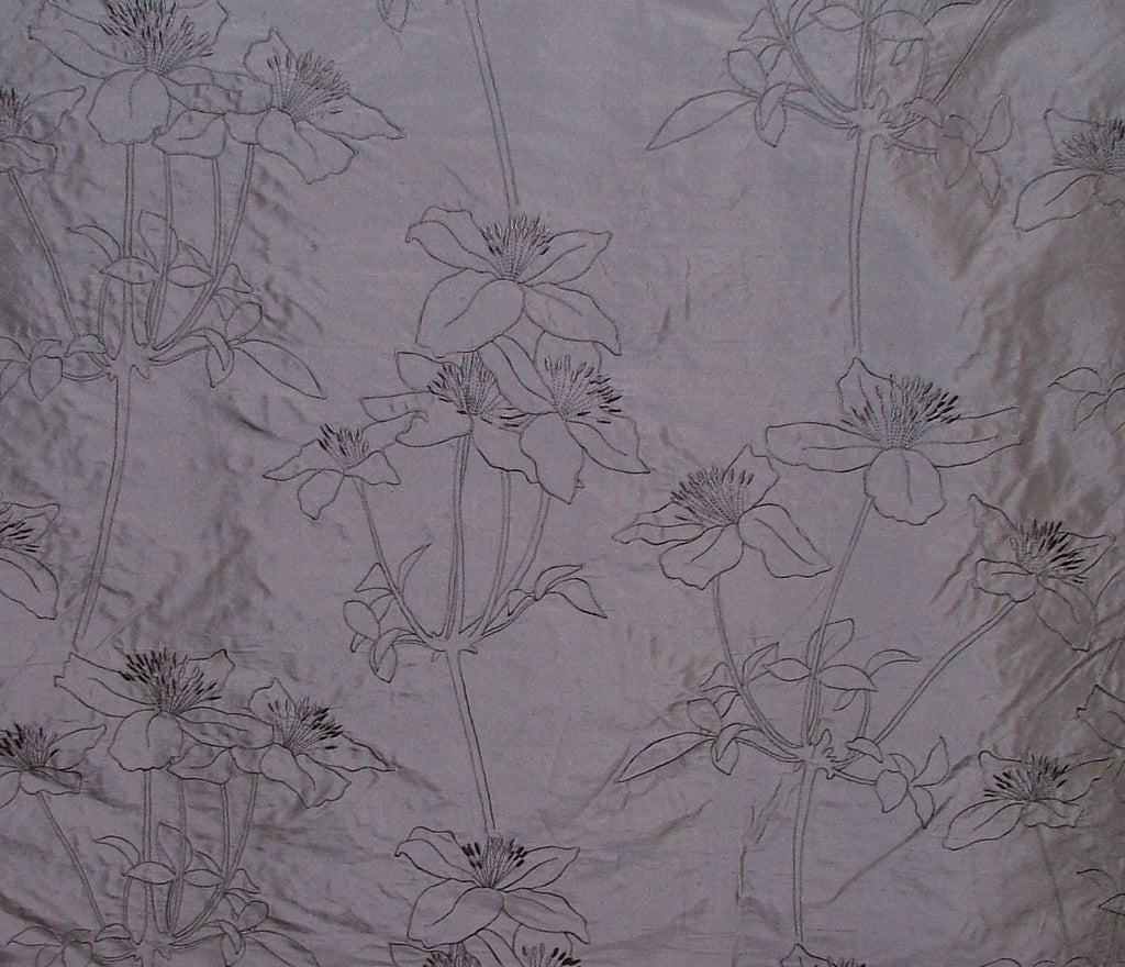 Romo Silk Curtain Fabric AGAPANTHUS Soft Furnishing RRP £480.00 - 4.8 Metres7