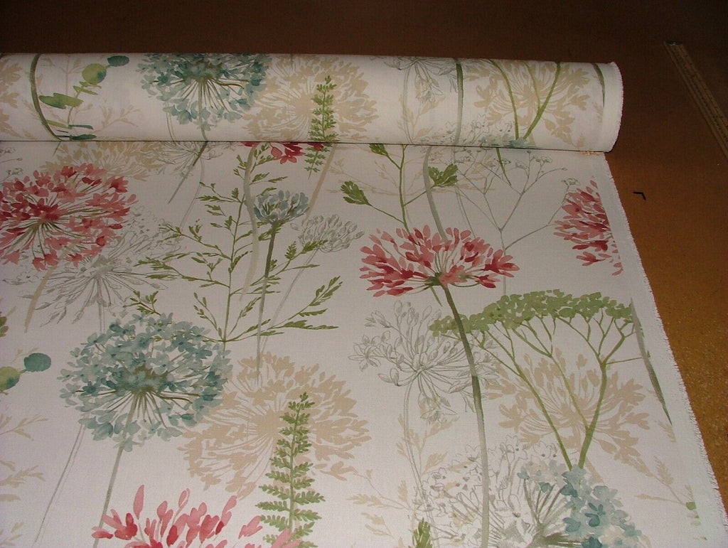 2.2 Metres iLiv Country Journal Haze Cotton Fabric Curtain Cushion Upholstery