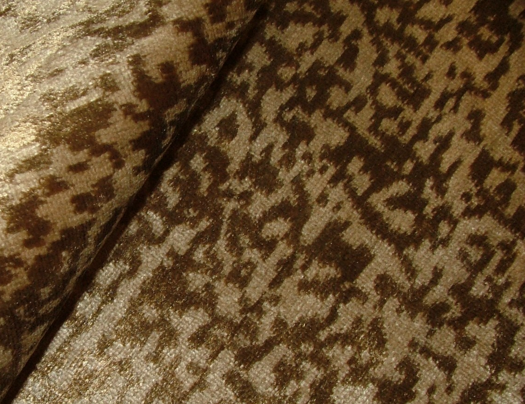 Curtain Fabric Plush Velvet  Lynx Gold Upholstery Cushion 15 Metre Roll13