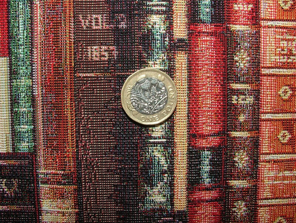 Library Books Tapestry Fabric Curtain Upholstery Cushion Blanket Throws Use