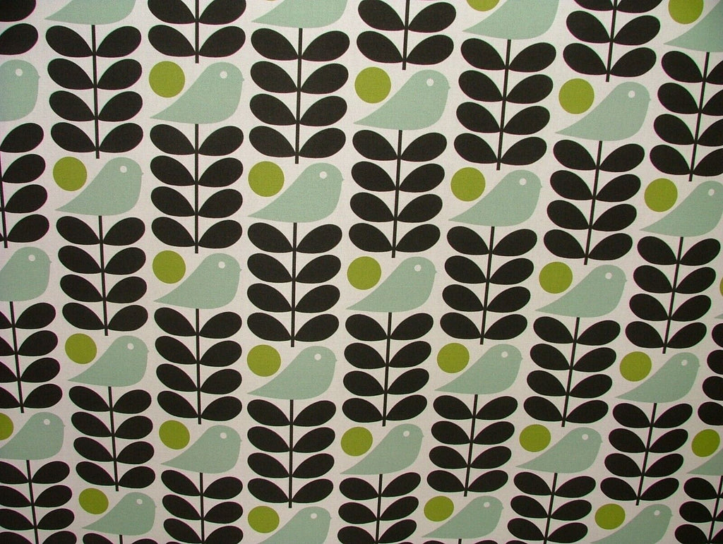 Orla Kiely Early Bird Granite Curtain Upholstery Cushion Bag Making Fabric