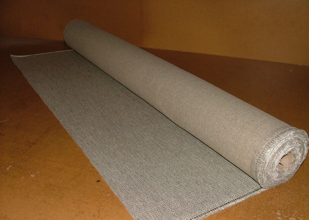 17 Metres Natural Textured Woven Jacquard Curtain Upholstery Cushion Fabric