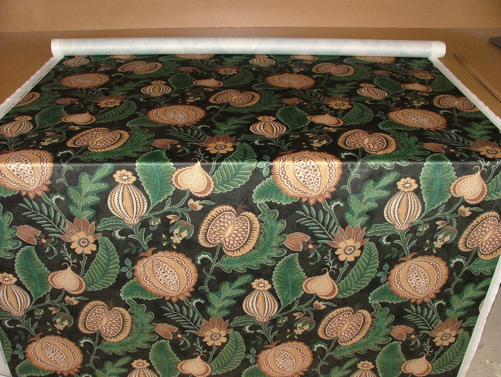 1 Metre iLiv Cantaloupe Forest Velvet Curtain Upholstery Cushion Blind Fabric4