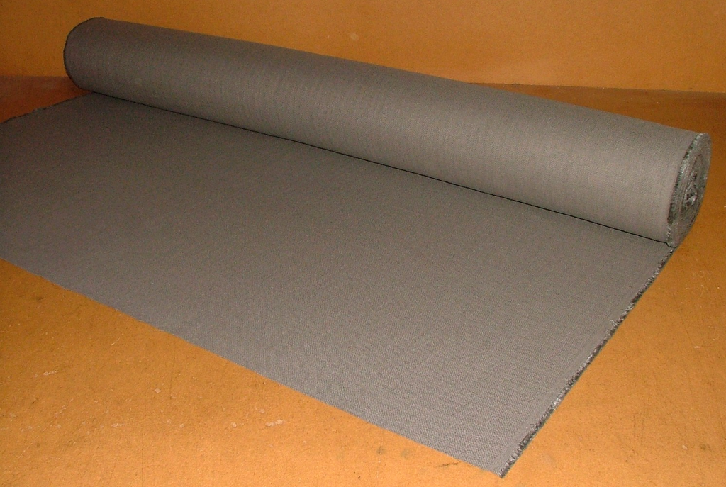 Curtain Fabric Textured Woven Ravello Grey Upholstery Cushion 24 Metre Roll3
