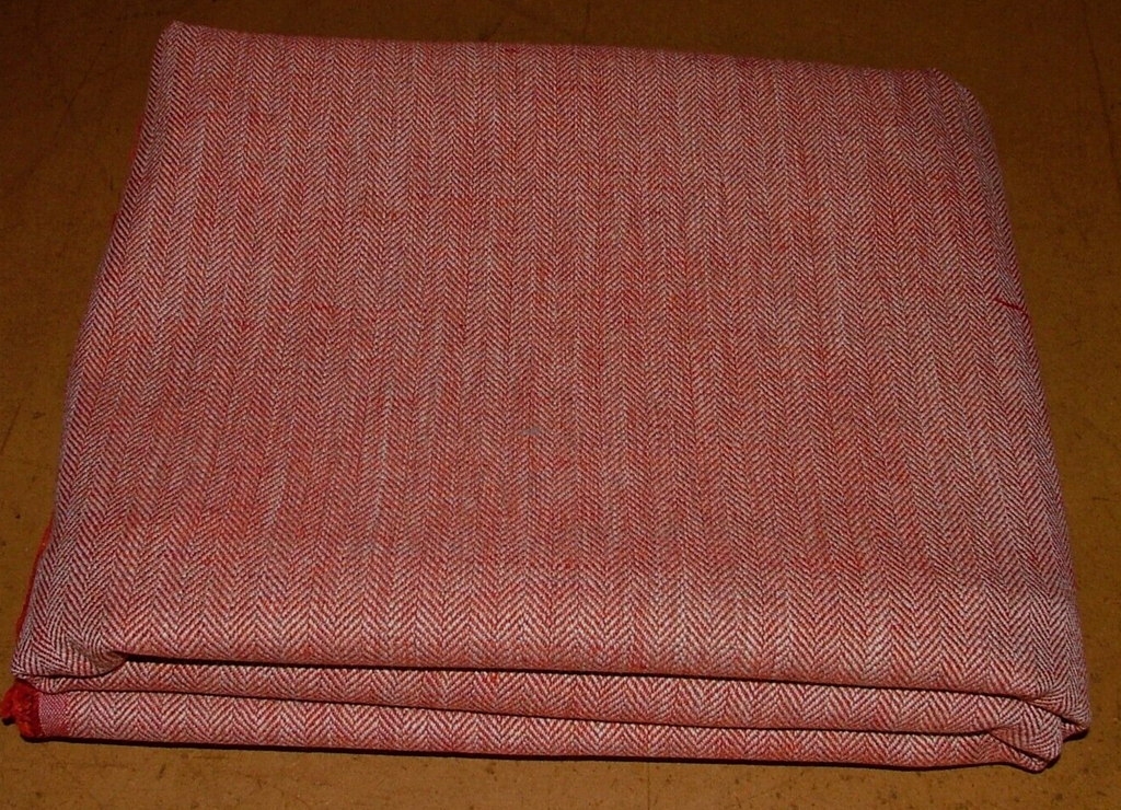 2.3 Metres iLiv Jacob Red Herringbone Fabric Upholstery Cushion Curtain