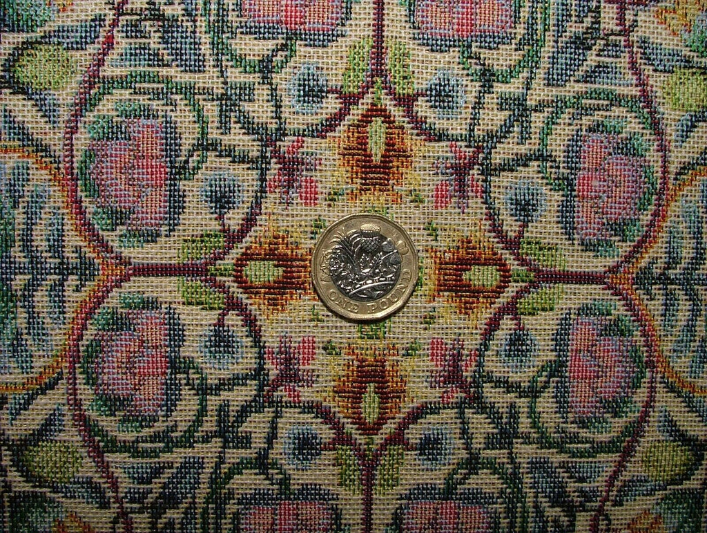 William Morris Rose And Pomegranate Tapestry Curtain Upholstery Cushion Fabric