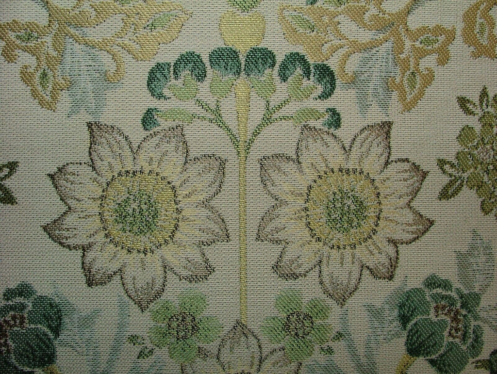 Morris Bird Antique Jacquard Fabric Ideal For Curtain Upholstery Cushion Throws