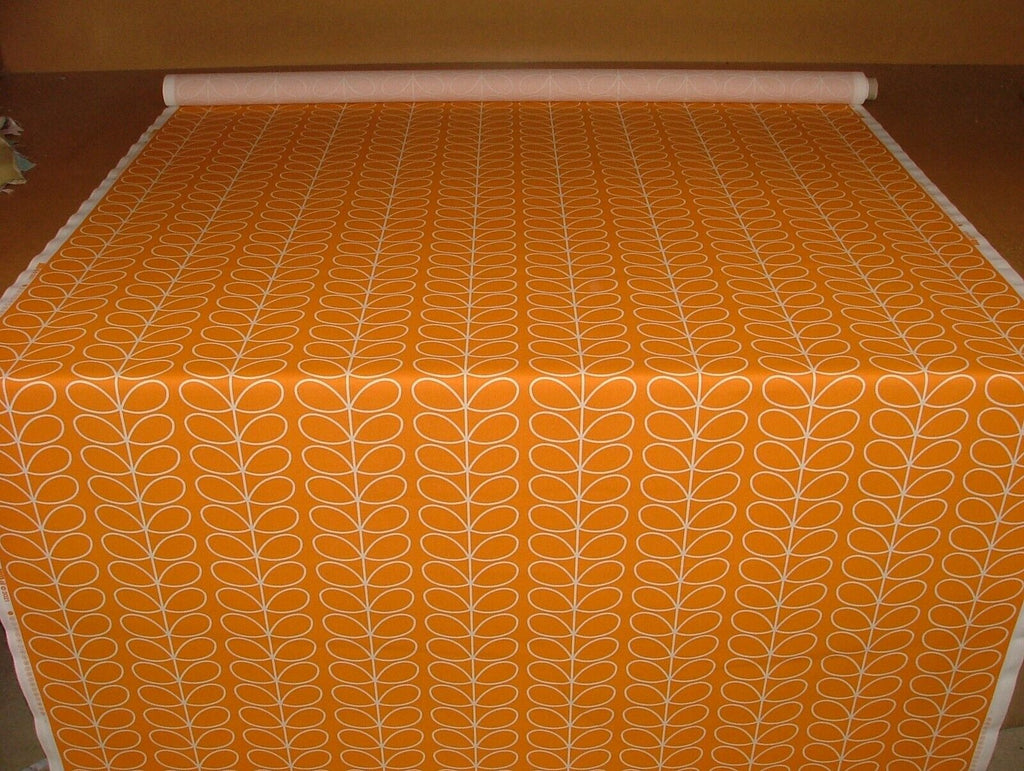 Orla Kiely Linear Stem Papaya Cotton Curtain Upholstery Cushion Craft Fabric