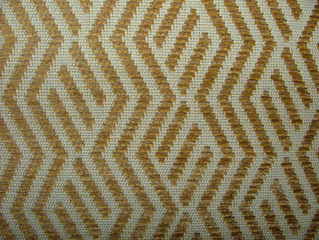 9.2 Metres Romo Gold Woven Jacquard  Fabric Upholstery Curtain Cushion Use