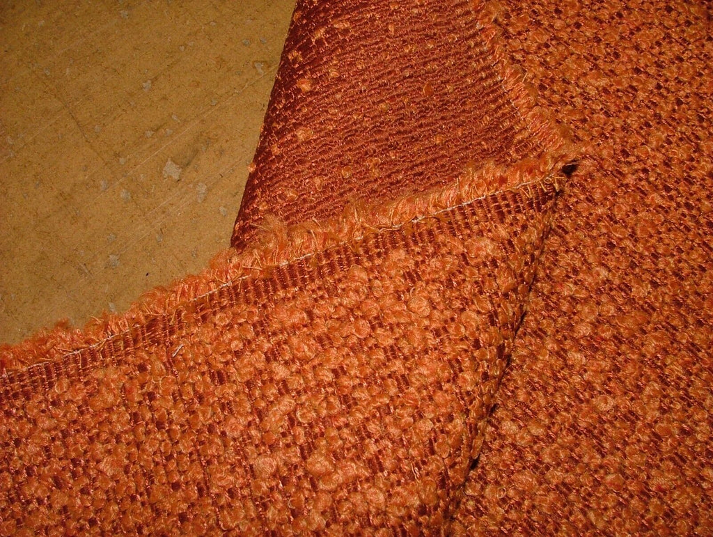 2.2 Metres iLiv Arlo Orange Thick Boucle Fabric Upholstery Cushion Multi Use