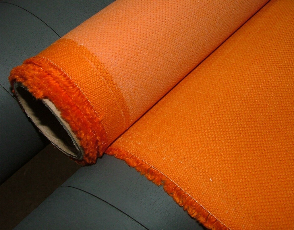 8 Metres Romo Linara Marigold Orange Fabric Upholstery Cushion Curtain