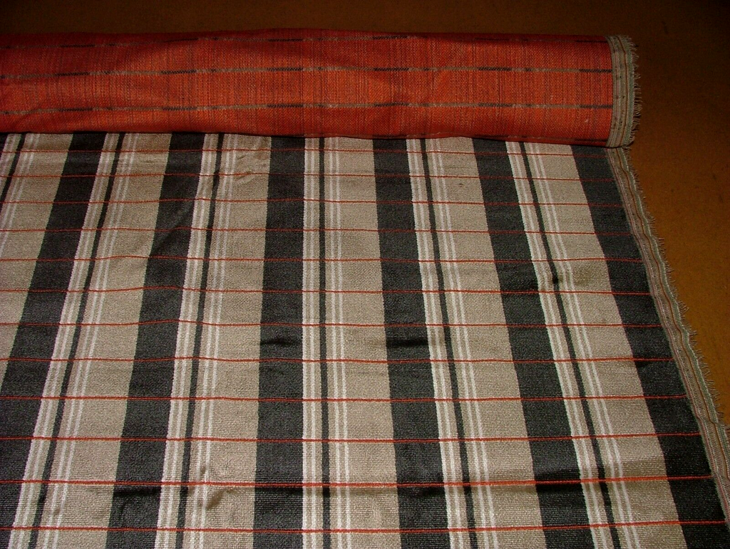 London Underground Southbank Neon Orange Velvet Fabric Upholstery Cushion Use