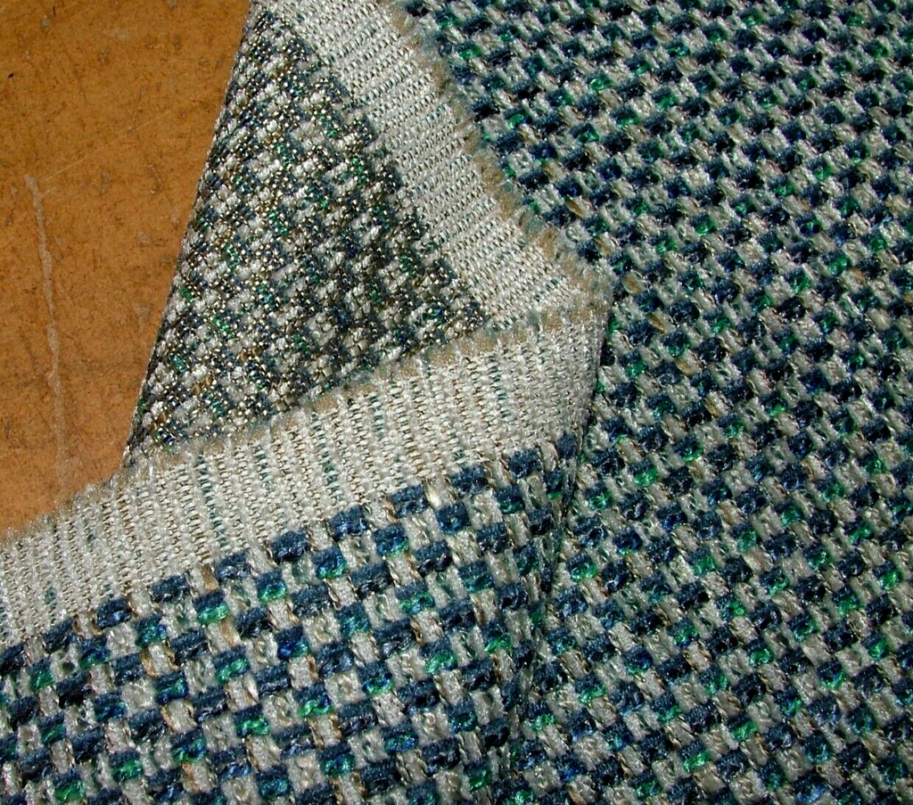 2.7 Metres iLiv Cassiano Marine Blue Boucle Fabric Upholstery Cushion Curtain