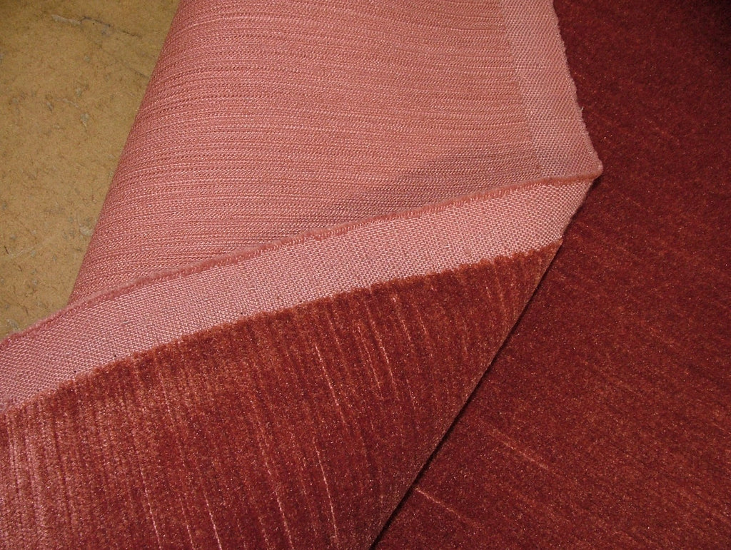 Romo Velvet Fabric Cocao Brown Heavyweight Curtain Upholstery Cushion 6.6 Metres9