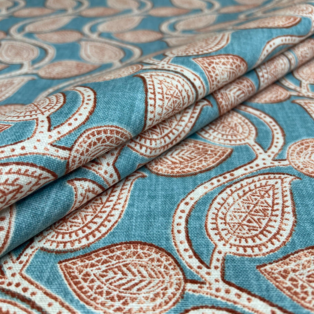 4.3 Metres iLiv Kantha Henna Curtain Upholstery Cushion Roman Blind Fabric