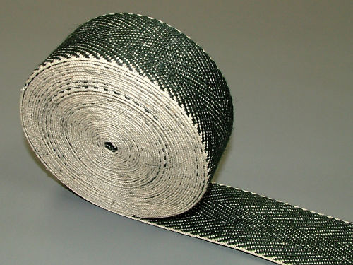 33 Metres Roll Of Black & White Webbing Chair Seat Repair Upholstery Supplies