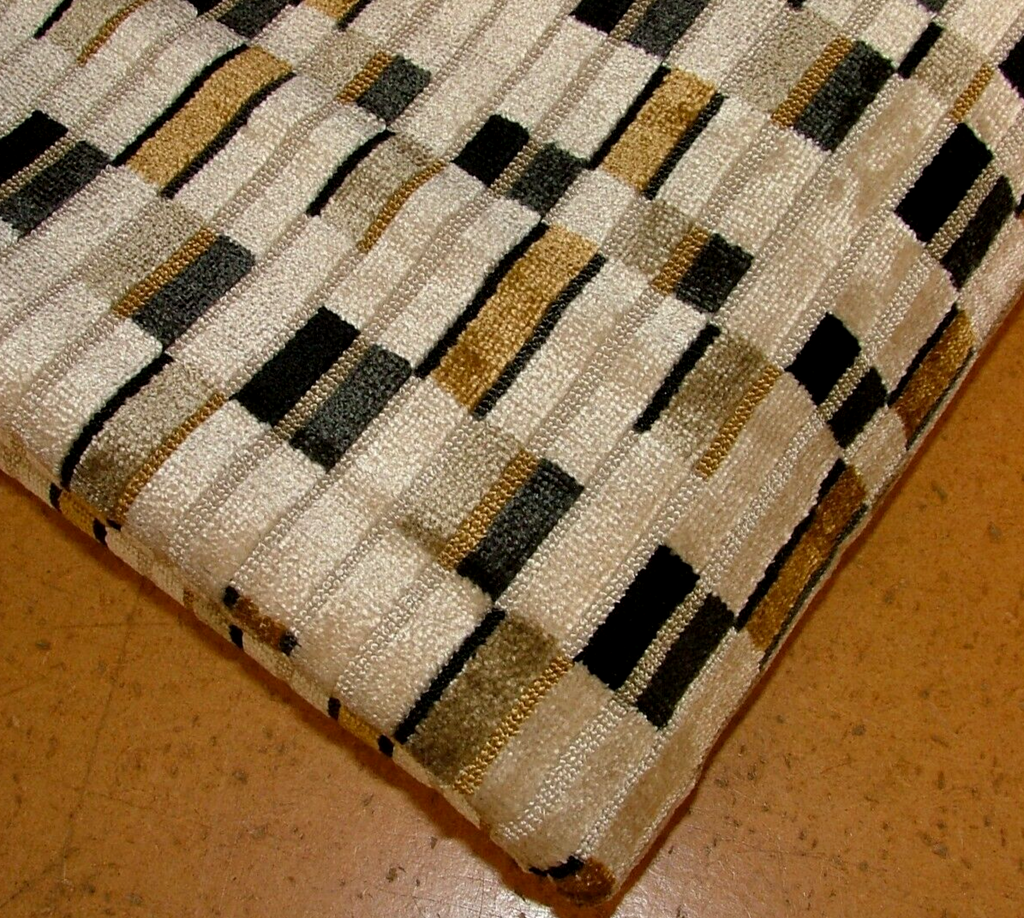 Metropolitan Biscuit Underground Upholstery Cushion Velvet Fabric RRP £99.60