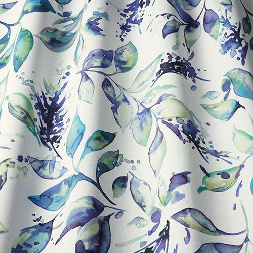 iLiv Cotton Curtain Fabric 5 Metres Andora Iris Cushion Craft Blind Upholstery0