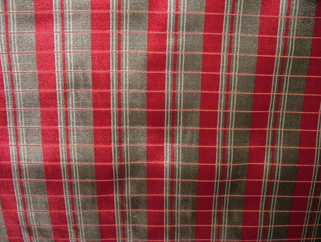 London Underground Upholstery Fabric Southbank Line Ruby RRP £1290.00 - 10 Metre2