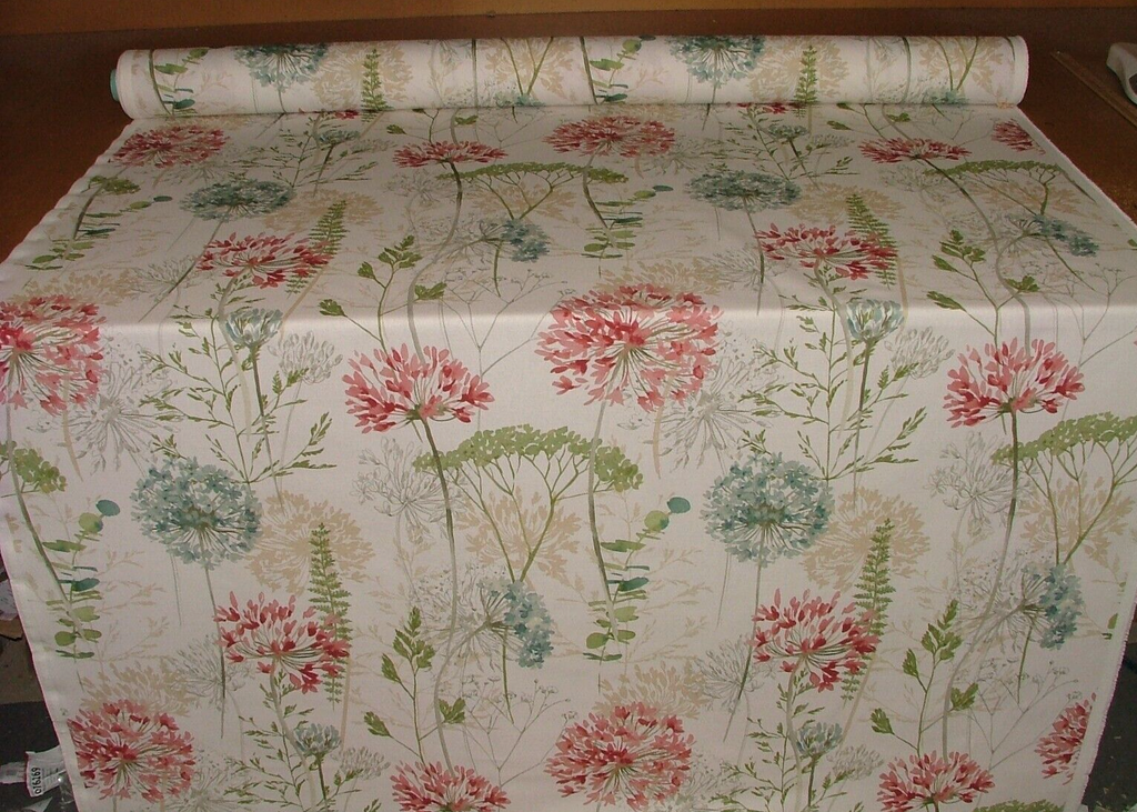 2.2 Metres iLiv Country Journal Haze Cotton Fabric Curtain Cushion Upholstery