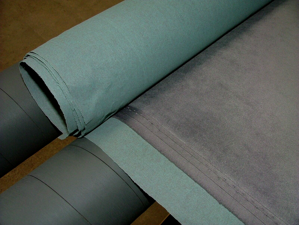Romo Flame Retardant Fabric Velvet 18 Metres Charcoal Upholstery RRP £1116.0010