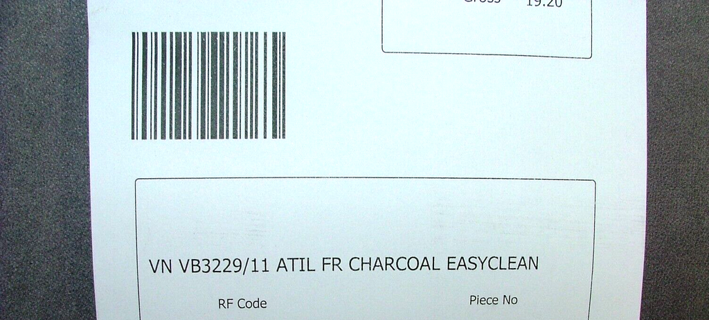 Romo Flame Retardant Fabric Velvet 18 Metres Charcoal Upholstery RRP £1116.005