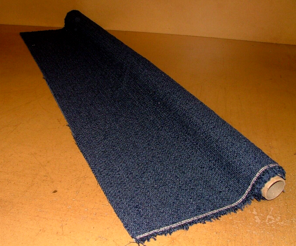 2.2 Metres iLiv Arlo Marine Blue Thick Boucle Fabric Upholstery Cushion