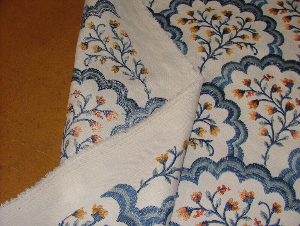 1.7 Metres Aquarius Batik Embroidered Fabric Curtain Upholstery Cushion