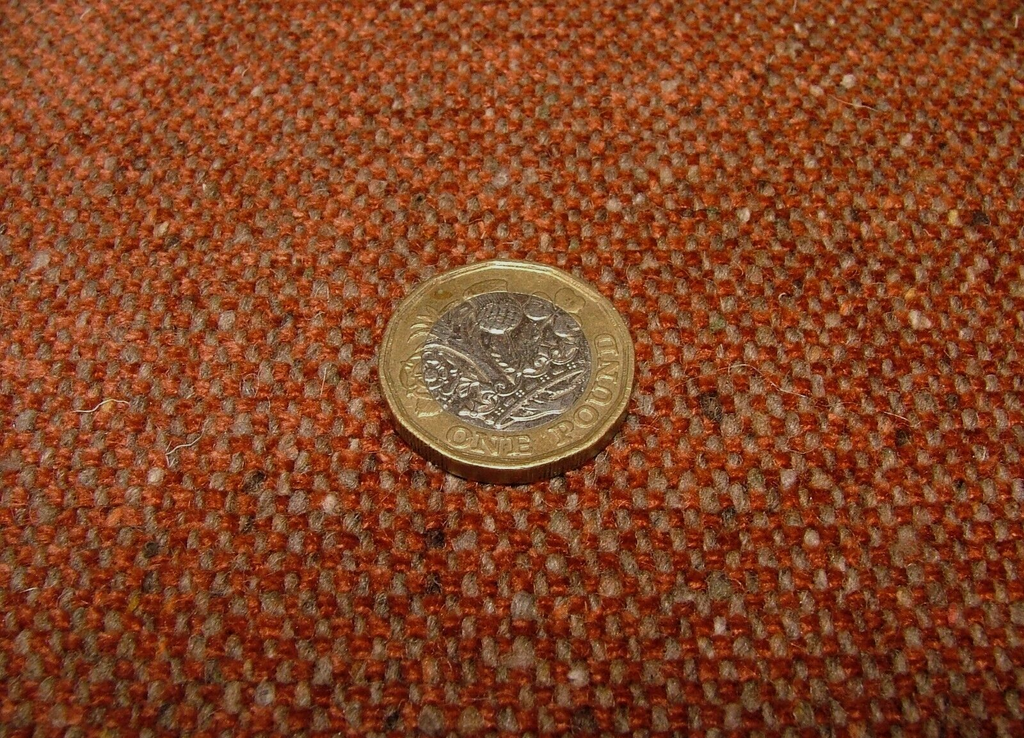 Romo Chenille Upholstery Fabric 65cm Fleck Eco Rust Cushion Craft RRP £61.753