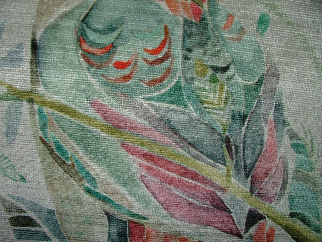 Pheasant Velvet Curtain Fabric Upholstery Cushion By VOYAGE MAISON 3 METRES14